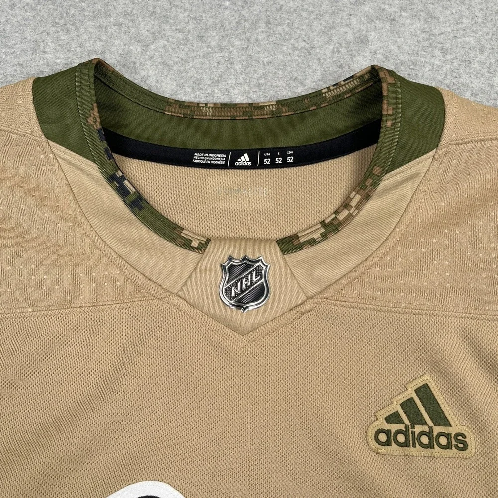 Adidas Pittsburgh Penguins Camo Veterans Day Practice Jersey Mens 52 / L Hockey